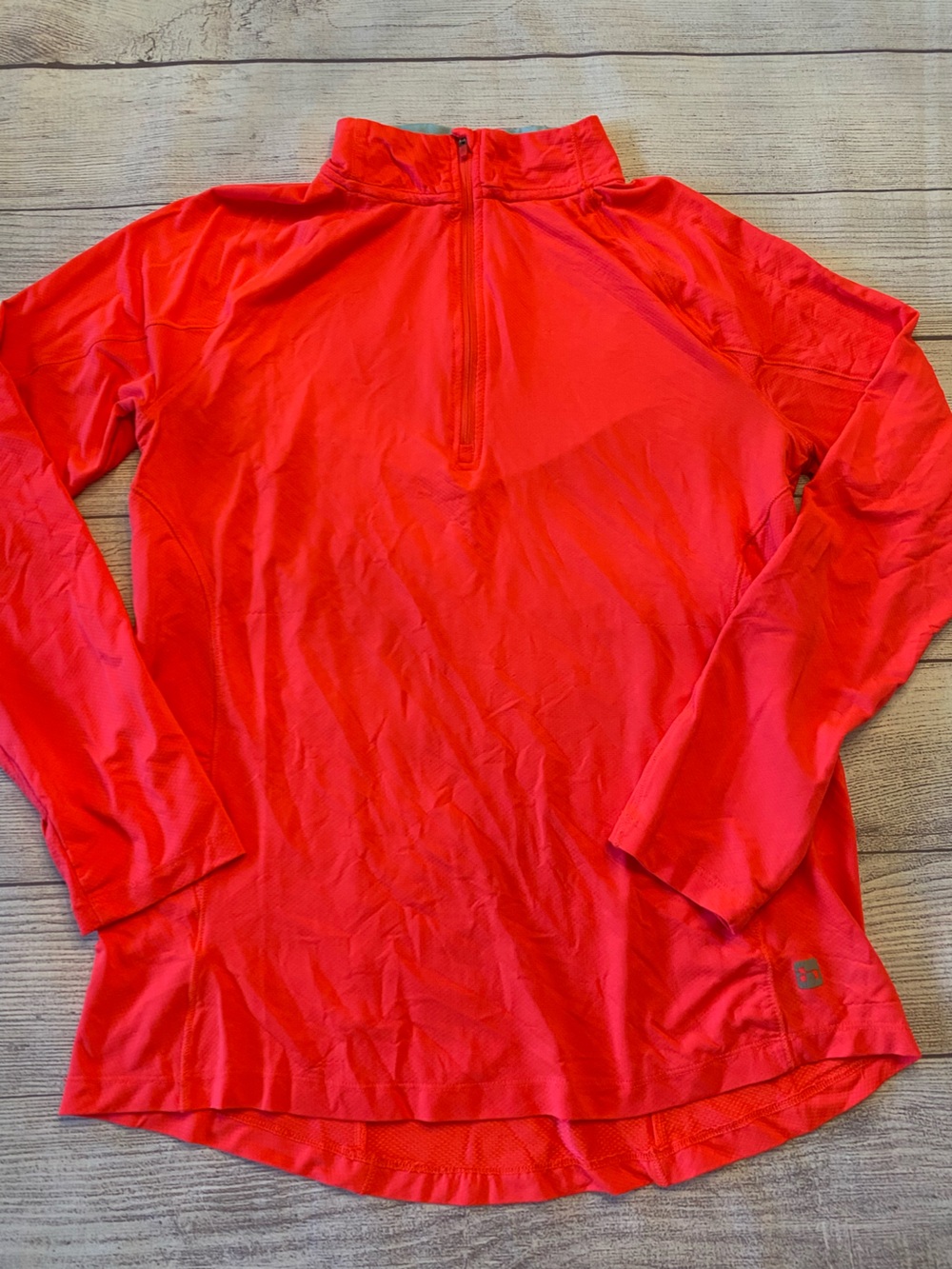 Women’s Quarter-Zip Athletic Pullover - Neon Pink, Salmon, or Orange